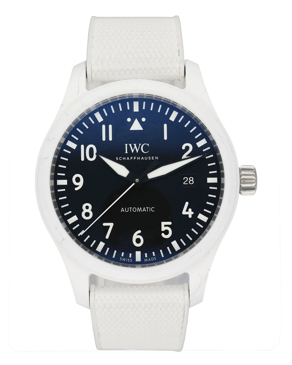 2025 IWC Pilot Top Gun "Lake Tahoe" 41MM Black Dial Rubber Strap (IW328104)