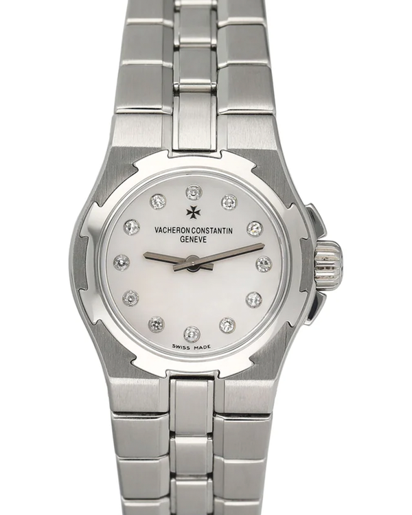 Vacheron Constantin Overseas 24.5MM Quartz Mother Of Pearl Dial Steel Bracelet (16050/423A)