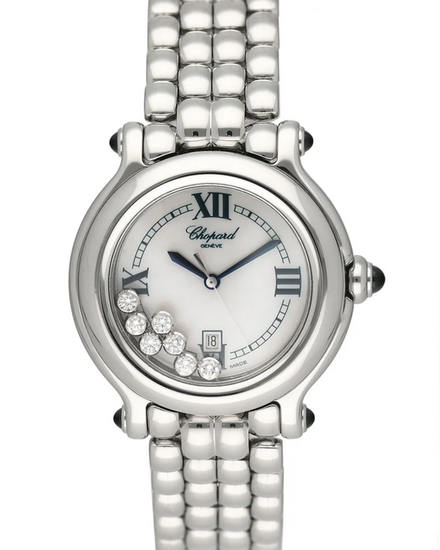 Chopard Happy Sport 32MM Quartz Mother of Pearl Dial Steel Bracelet (27/8236-23)