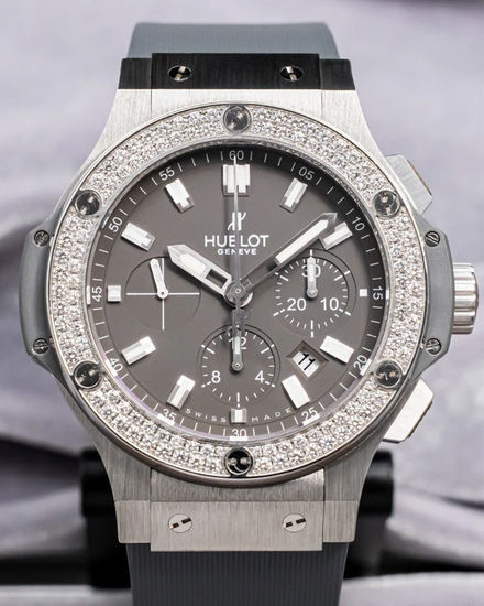 Hublot Big Bang "Earl Grey" 44MM Grey Dial Rubber Strap (301.ST.5020.GR.1104)