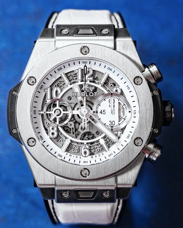 Hublot Big Bang Unico L.E. 45MM Skeleton Dial Leather Strap (411.NE.2010.LR.JSM15)