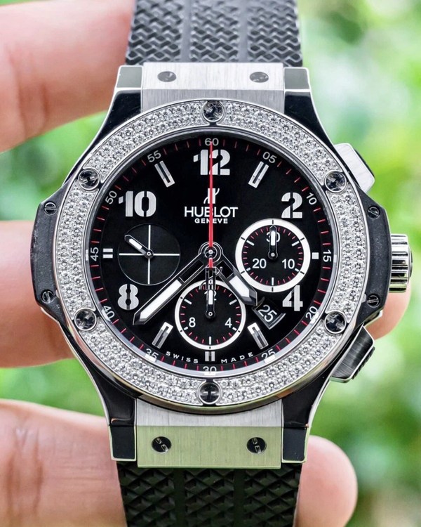Hublot Big Bang 44MM Black Dial Rubber Strap (301.SX.130.RX.114)