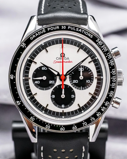 2018 Omega Speedmaster Anniversary Series L. E. 39.7MM Silver Dial Leather Strap (311.32.40.30.02.001)