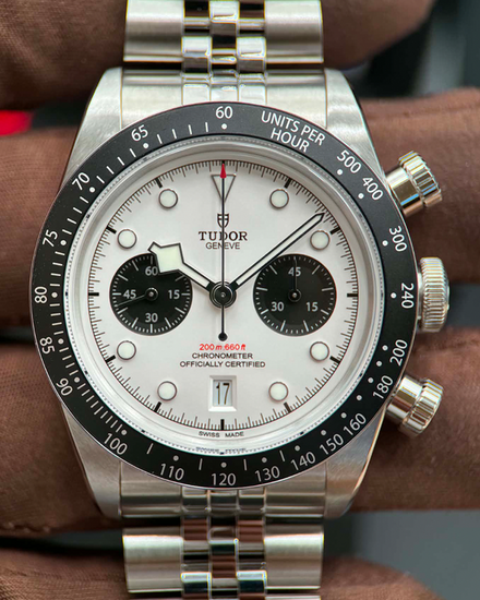 2026 Tudor Black Bay Chrono "Panda" 41MM White Dial Steel Bracelet (79360N)