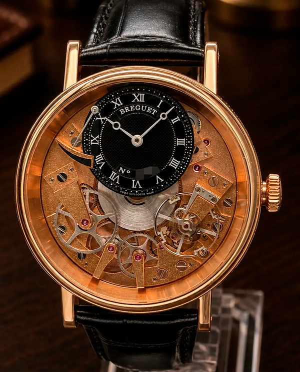 2024 Breguet Tradition 40MM Skeleton Dial Leather Strap (7057BR/R9/9W6)