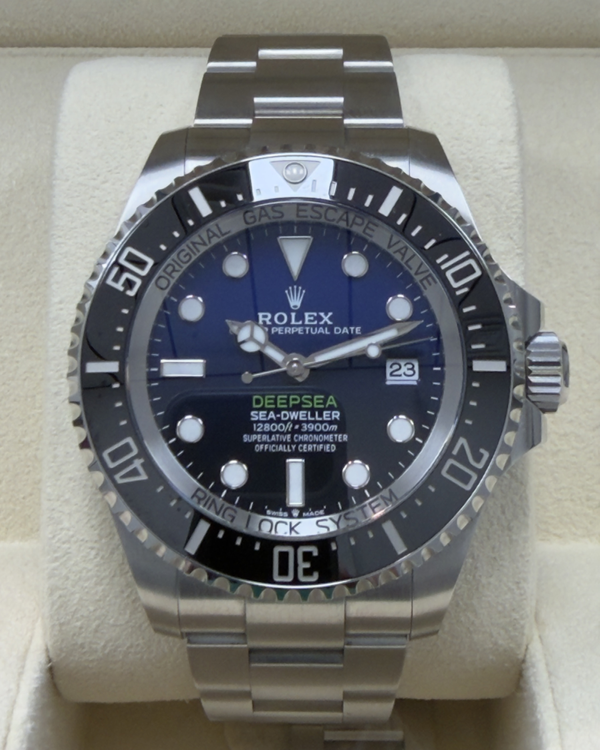 2023 Rolex Sea-Dweller Deepsea 44MM Black Dial Oyster Bracelet (136660)