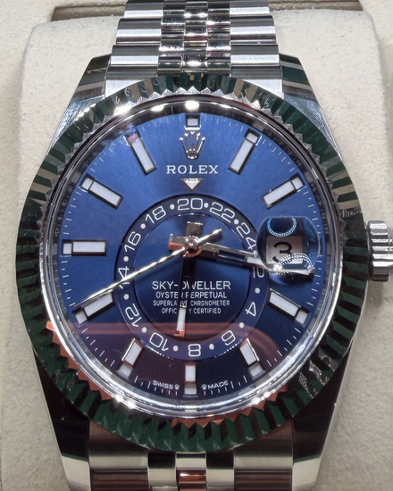 2026 Rolex Sky-Dweller 42MM Blue Dial Jubilee Bracelet (336934)