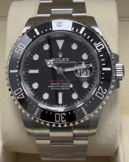 2024 Rolex Sea-Dweller "Red Letters" 43MM Black Dial Oyster Bracelet (126600)