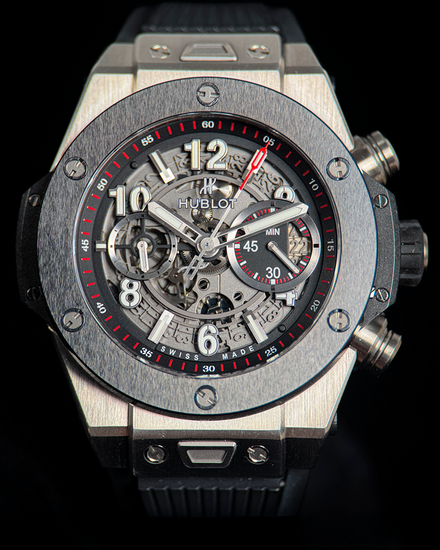 No Reserve - 2013 Hublot Big Bang Unico 45MM Skeleton Dial Rubber Strap (411.NM.1170.RX)