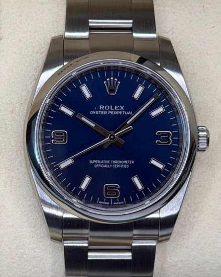 2018 Rolex Air-King 34MM Blue Dial Oyster Bracelet (114200)