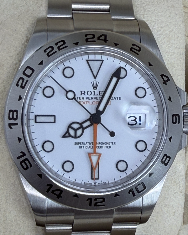 2023 Rolex Explorer II "Polar" 42MM White Dial Oyster Bracelet (226570)