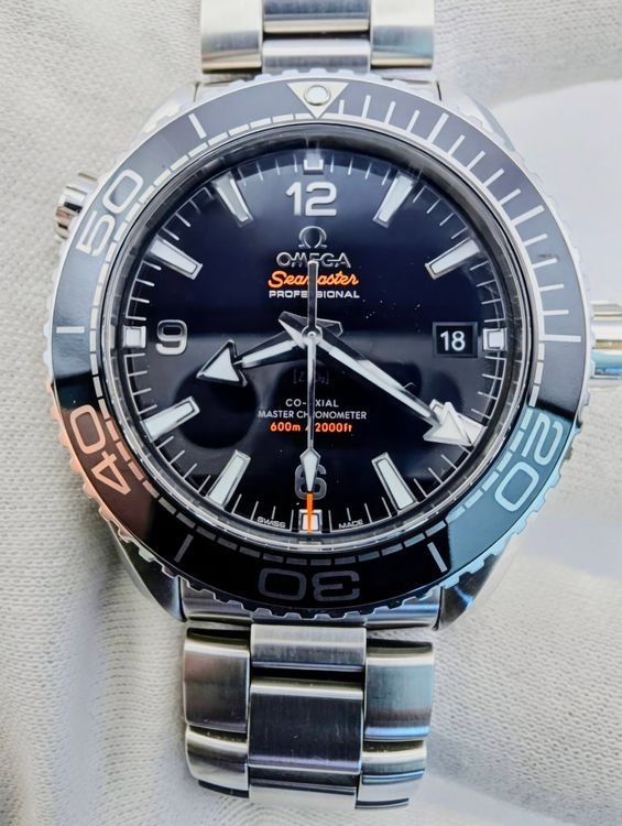 Omega Seamaster Planet Ocean 600M 43.5MM Black Dial Steel Bracelet (215.30.44.21.01.001)