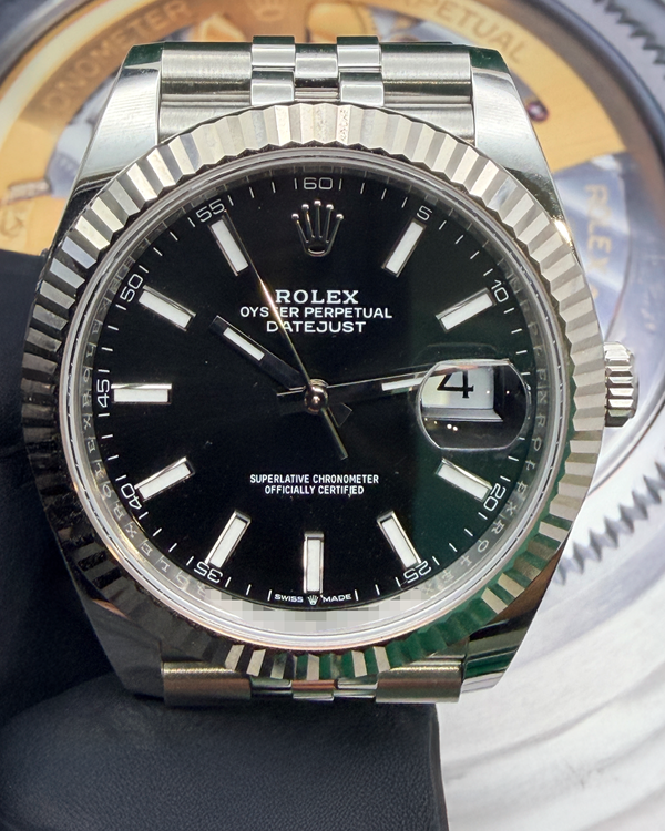 2025 Rolex Datejust 41MM Black Dial Jubilee Bracelet (126334)