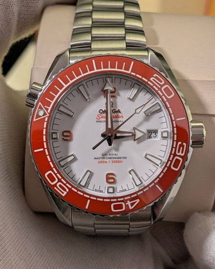 2022 Omega Seamaster Planet Ocean 43.5MM White Dial Steel Bracelet (215.30.44.21.04.001)