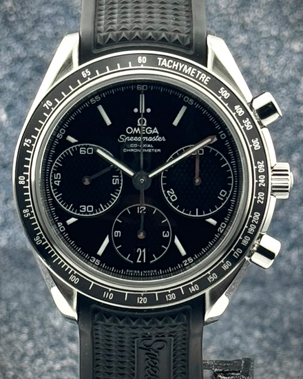 2025 Omega Speedmaster Racing 40MM Black Dial Rubber Strap (326.32.40.50.01.001)