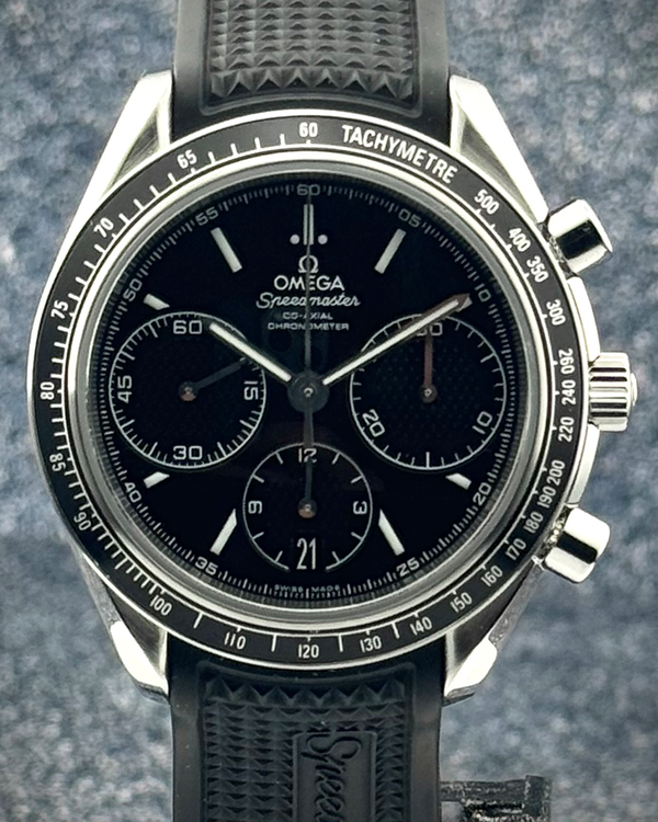 2025 Omega Speedmaster Racing 40MM Black Dial Rubber Strap (326.32.40.50.01.001)