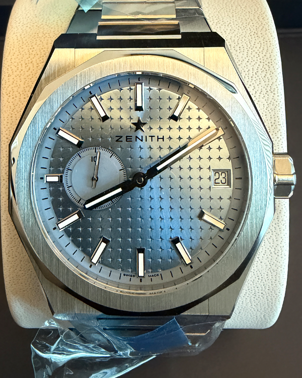 2026 Zenith Defy 41MM Ice Blue Dial Steel Bracelet (03.9300.3620/15.I001)