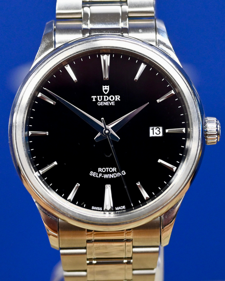 No Reserve - 2021 Tudor Style 41MM Black Dial Steel Bracelet (12700)