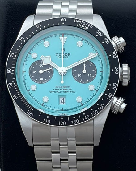 2025 Tudor Black Bay 41MM Blue "Flamingo" Dial Steel Bracelet (79360N)