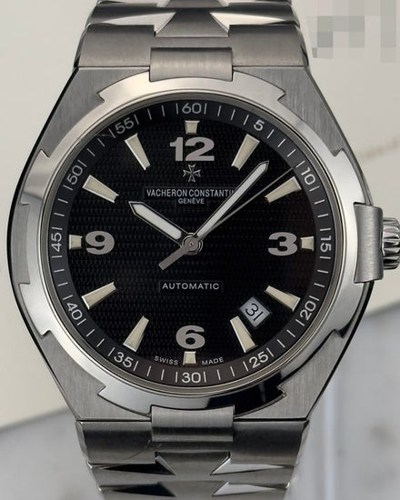 2014 Vacheron Constantin Overseas 42MM Black Dial Steel Bracelet (47040/B01A-9094)
