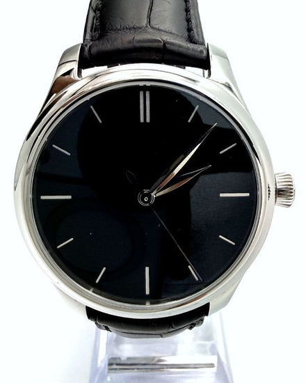 2024 H. Moser & Cie Endeavour Centre Seconds 40MM Black Dial Leather Strap (1200-1235)