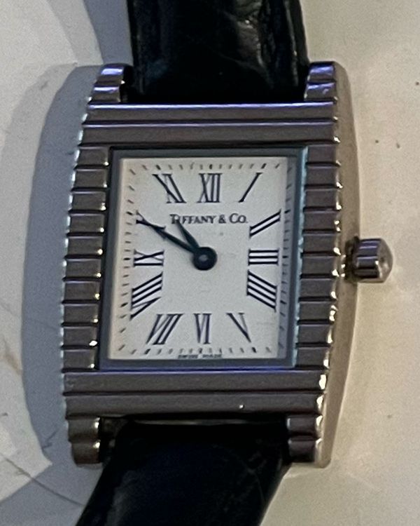 Tiffany & Co. Tiffany Vintage 27.5MM Quartz White Dial Leather Strap (Tiffany Cordis)