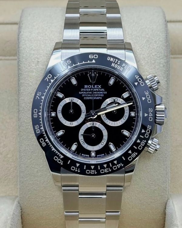 2019 Rolex Cosmograph Daytona 40MM Black Dial Oyster Bracelet (116500LN)