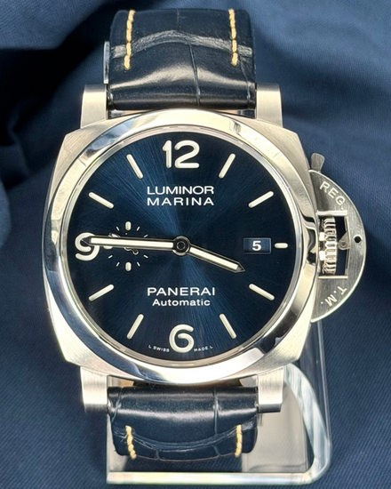 2023 Panerai Luminor Marina 44MM Blue Dial Leather Strap (PAM01313)