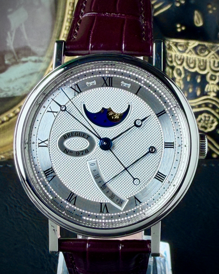 2021 Breguet Classique 39MM Silver Dial Leather Strap (7787BB/12/9V6)