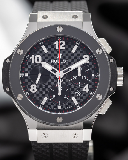 Hublot Big Bang 44MM Black Dial Rubber Strap (301.SB.131.RX)