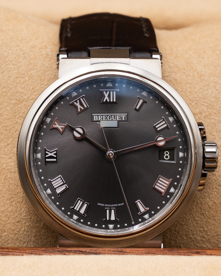 2026 Breguet Marine 40MM Slate Dial Leather Strap (5517TI/G2/9ZU)