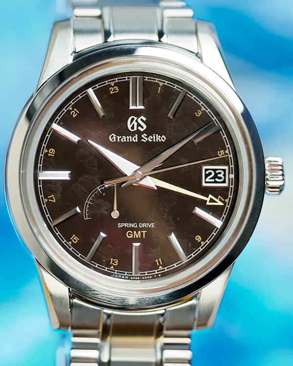 No Reserve - 2024 Grand Seiko Elegance GMT “Seasons Kanro” 40.2MM Black Dial Steel Bracelet (SBGE271)