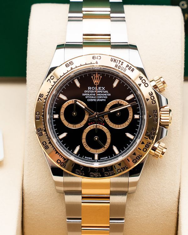 2026 Rolex Cosmograph Daytona 40MM Black Dial Two-Tone Oyster Bracelet (126503)