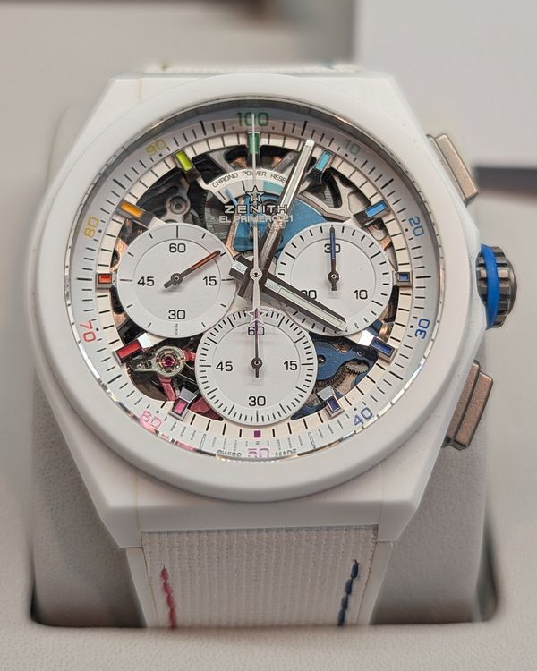 2024 Zenith Defy El Primero 21 Chroma II L.E. 44MM Skeleton Dial Rubber Strap (49.9014.9004/01.R953)