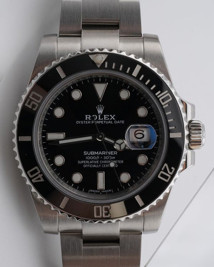 2018 Rolex Submariner Date 40MM Black Dial Oyster Bracelet (116610LN)