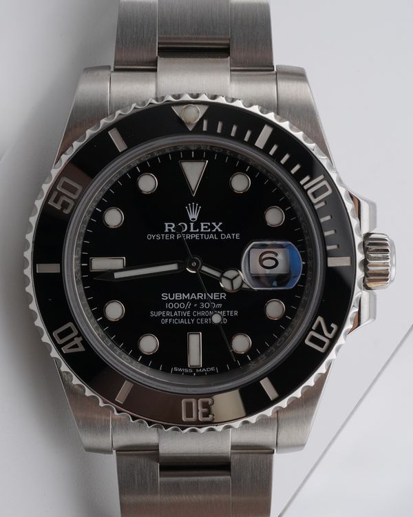 2018 Rolex Submariner Date 40MM Black Dial Oyster Bracelet (116610LN)