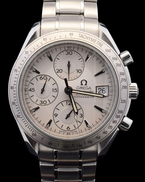 Omega Speedmaster Date 40MM White Dial Steel Bracelet (3211.30.00)