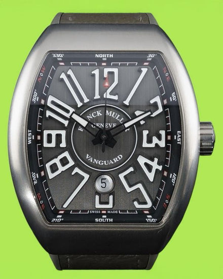 2020 Franck Muller Vanguard 45MM Grey Dial Rubber Strap (TT BR NR V 45 SC DT)