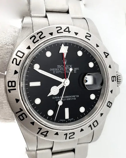 2001 Rolex Explorer II 40MM Black Dial Oyster Bracelet (16570)