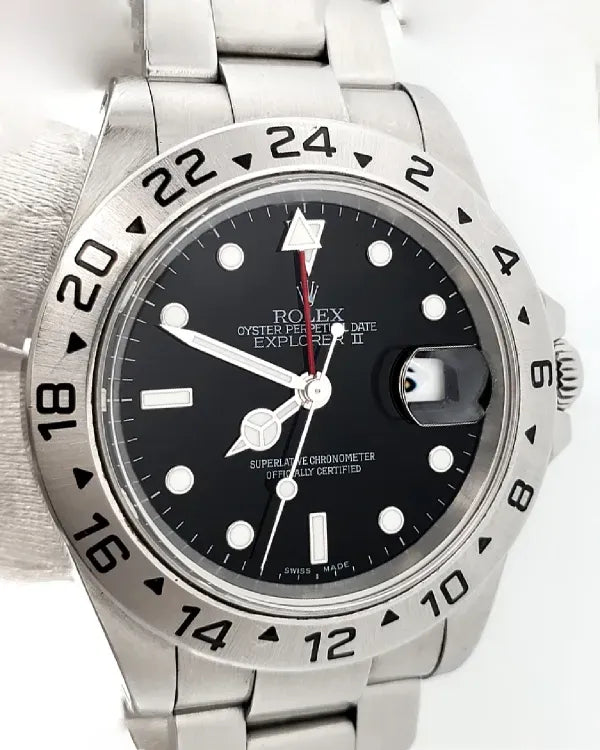 2001 Rolex Explorer II 40MM Black Dial Oyster Bracelet (16570)