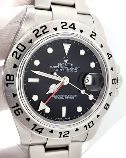 2006 Rolex Explorer II 40MM Black Dial Oyster Bracelet (16570)