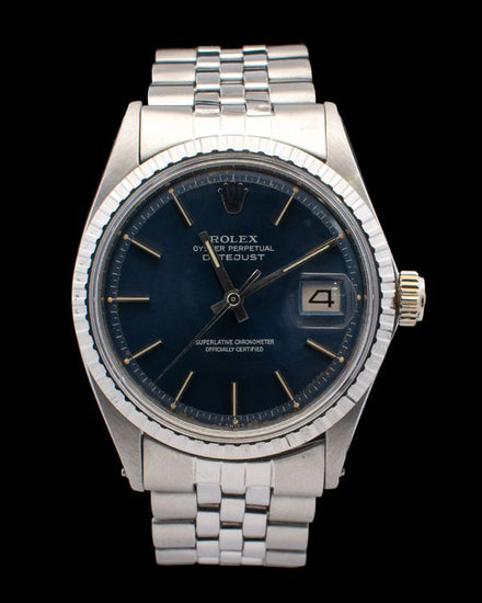 1971 Rolex Datejust 36MM Blue Dial Jubilee Bracelet (1603)