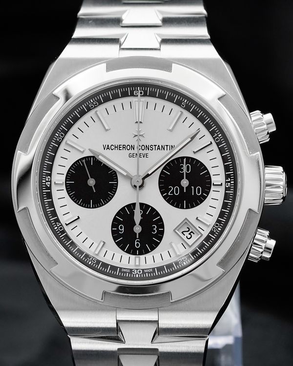2024 Vacheron Constantin Overseas Chronograph "Panda" 42.5MM silver Dial Steel Bracelet (5520V/210A-B686)
