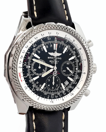 Breitling Bentley Motors S.E. 49MM Black Dial Leather Strap (A25362)