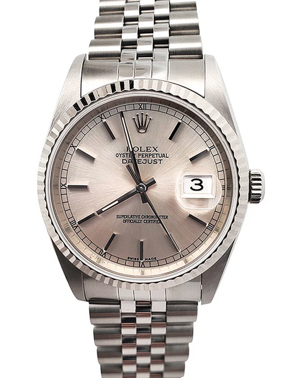 2003 Rolex Datejust 36MM Silver Dial Jubilee Bracelet (16234)