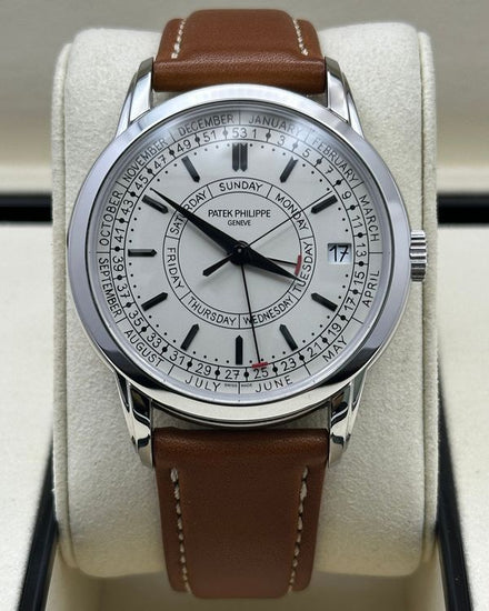 2025 Patek Philippe Calatrava 40MM Silver Dial Leather Strap (5212A-001)