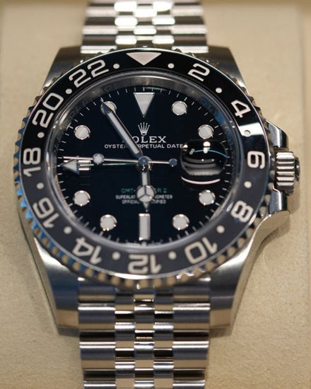 2026 Rolex GMT-Master II "Bruce Wayne" 40MM Black Dial Jubilee Bracelet (126710GRNR)