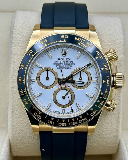 2024 Rolex Cosmograph Daytona 40MM White Dial Oysterflex Strap (126518LN)