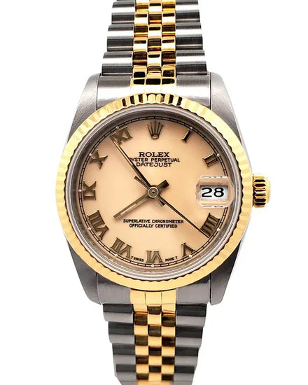 Rolex Datejust 31MM Cream Dial Two-Tone Jubilee Bracelet (68273)