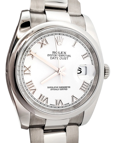2017 Rolex Datejust 36MM White Dial Oyster Bracelet (116200)